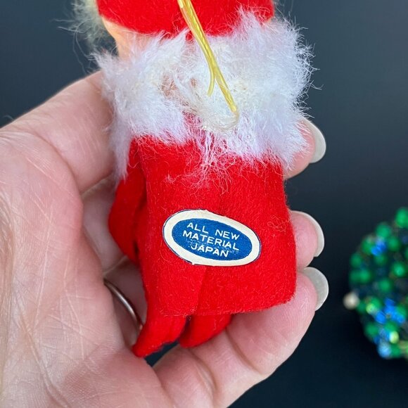 Napco Red Felt Knee Hugger Pixie Christmas Ornament - Picture 8 of 12